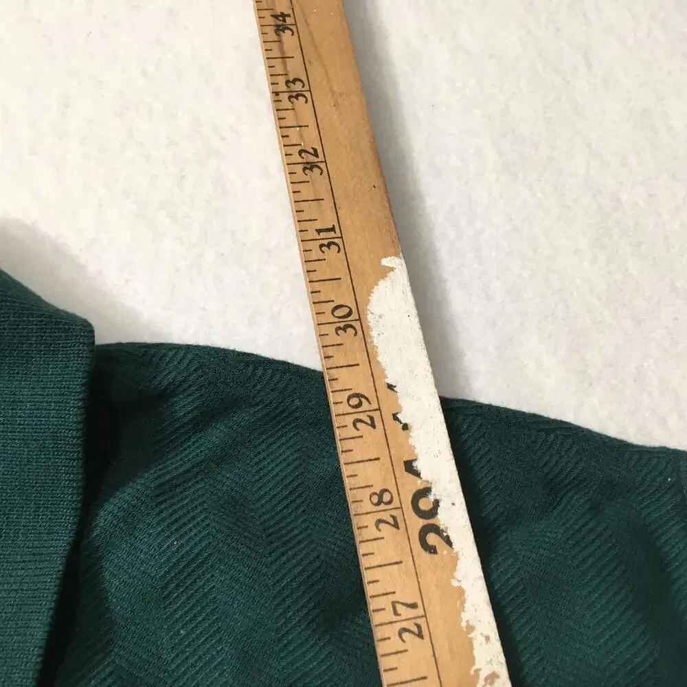 Polo Shirt Green Size Medium Men’s Shirt Button Up 3COM INFORMATION EMBROIDERED - Picture 9 of 12